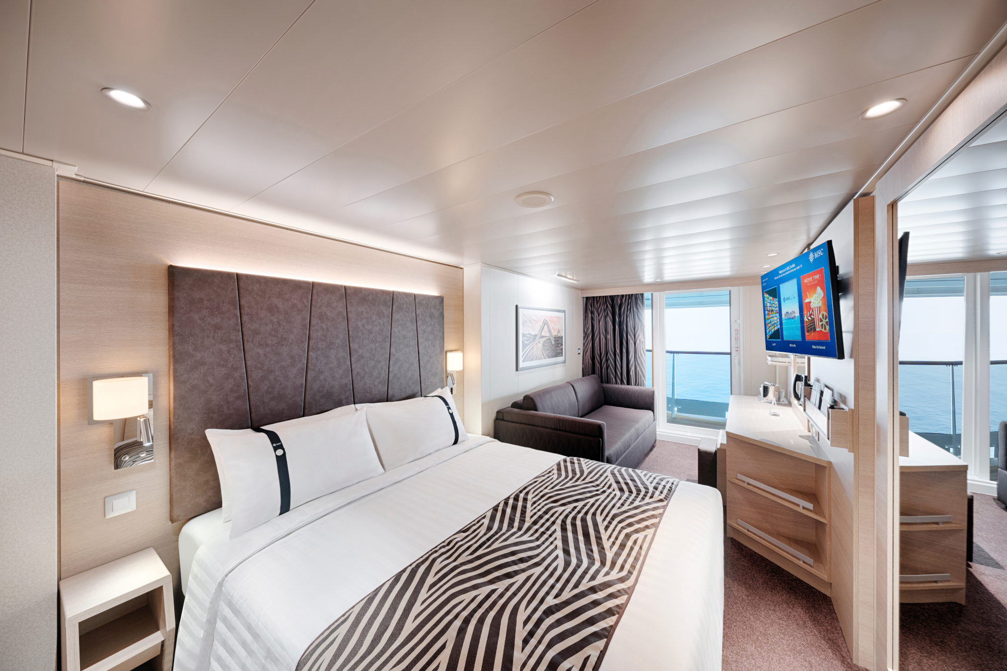 MyCruise MSC World-America Kahytter Balkon